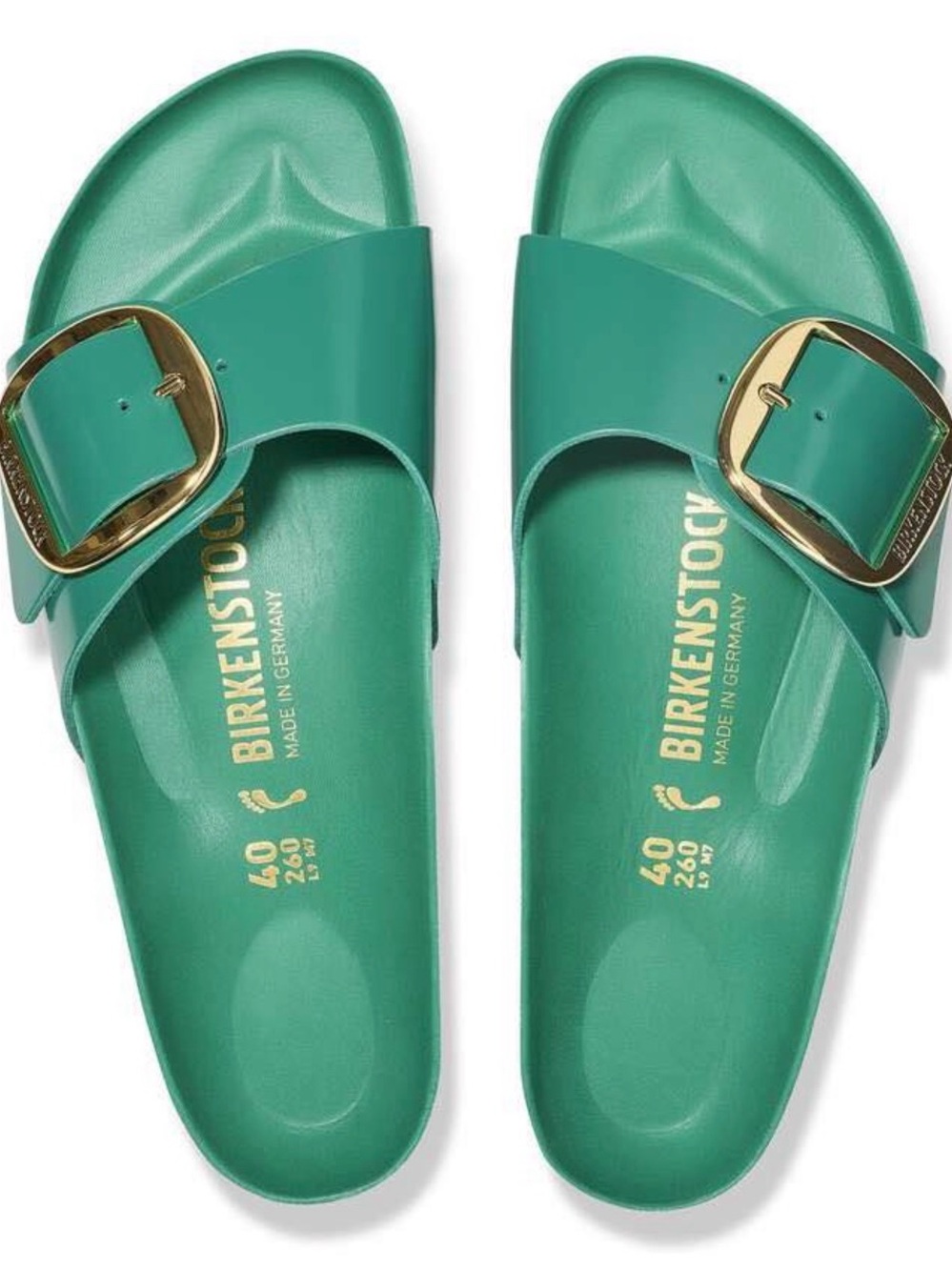 BIRKENSTOCK “Madrid” Big Bucket Patent Leather Sandal